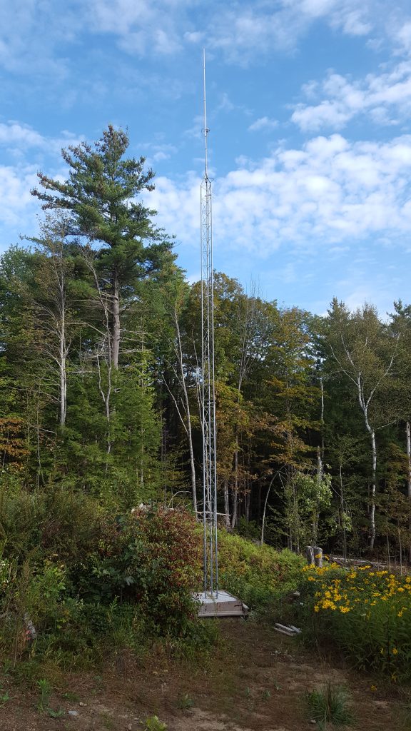 final tower, with 6 m antenna installed